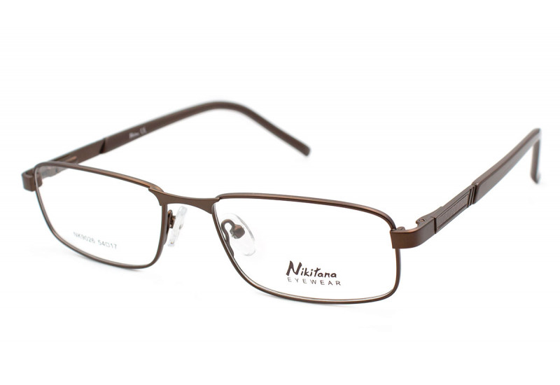 Прямоугольные металлические очки Nikitana 9026